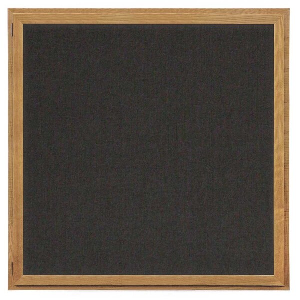 Outdoor Enclosed Combo Board, 72"x36", Black Frame/Grey & Cork